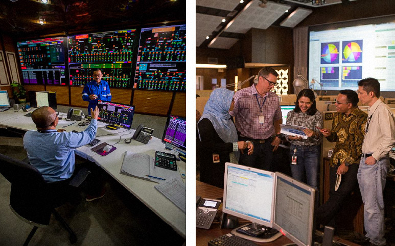 Control room at PT CPI